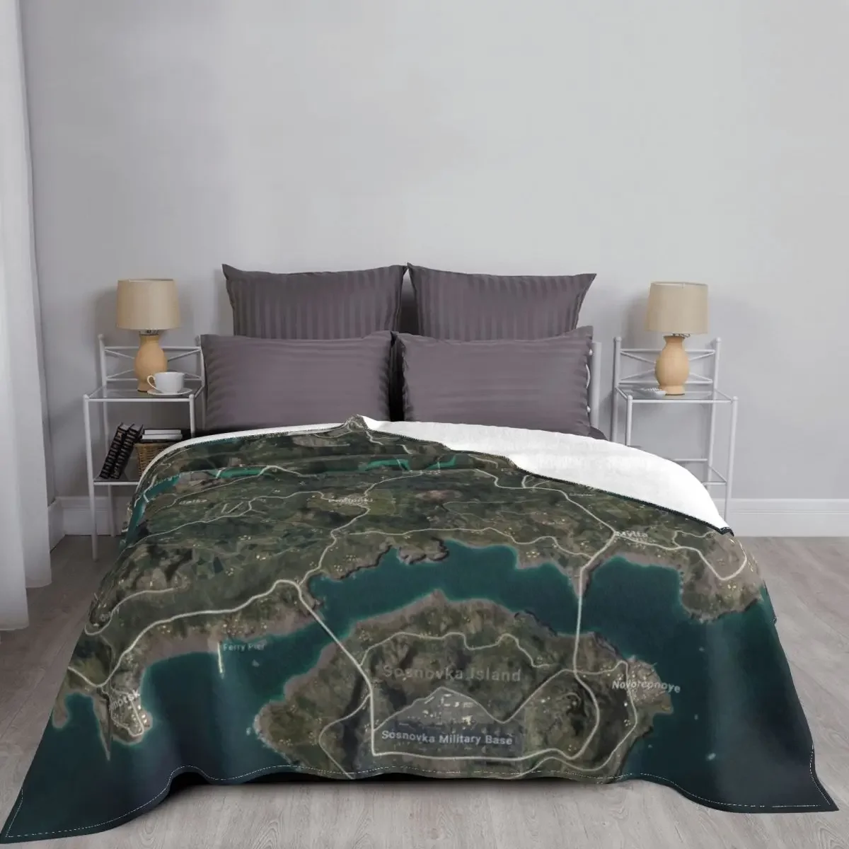 Fleece Sleep Bag - PUBG New Erangel 10000x10000 (10k) poster