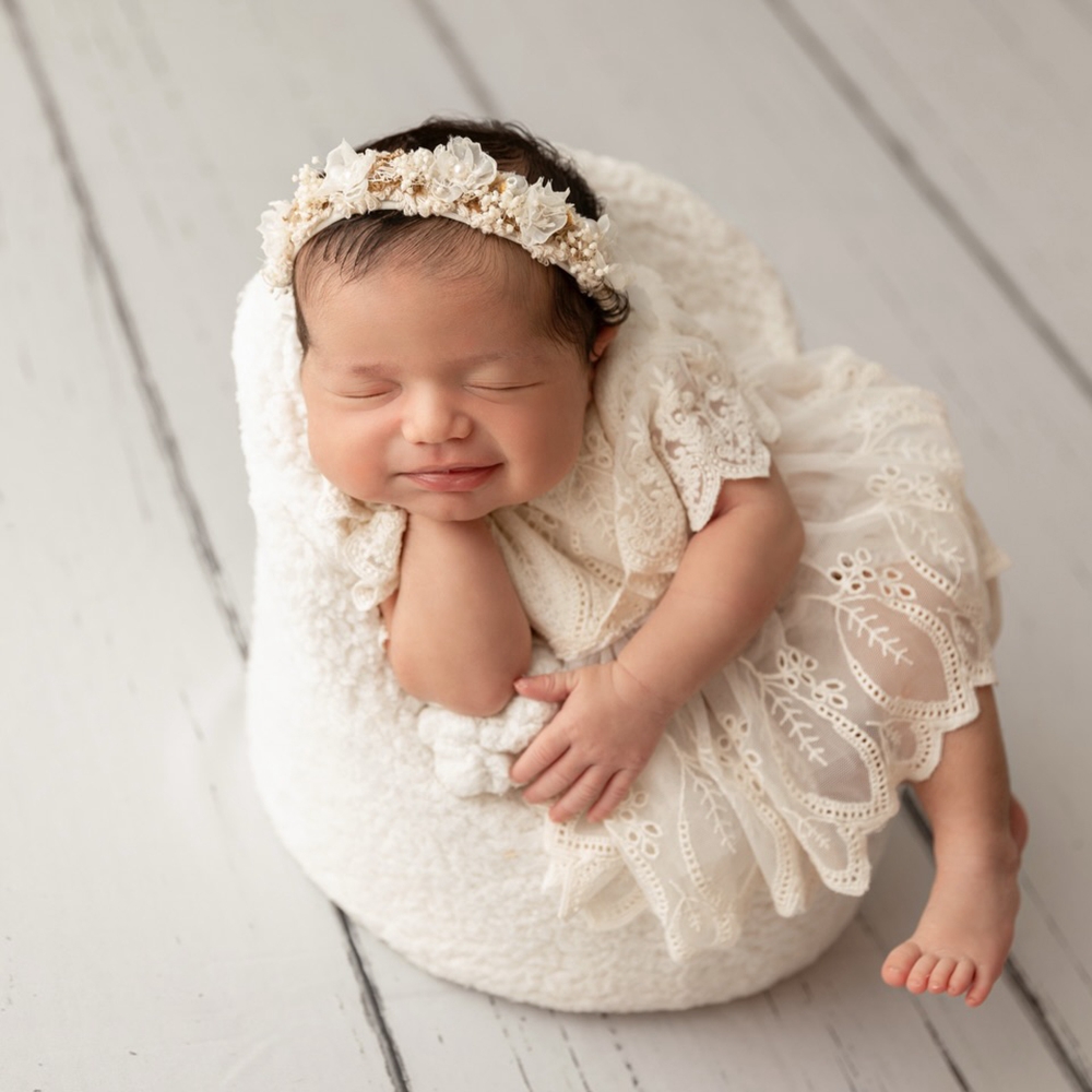 Baby Clothing Embroidery - Accessori Professionali per Fotografia Neonatale, Tutina
