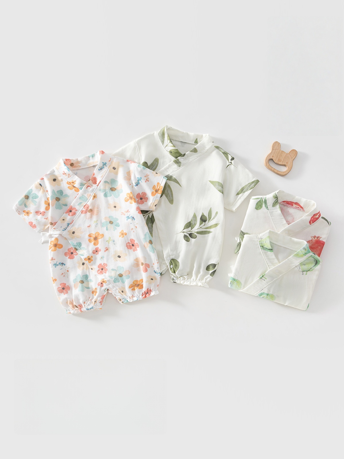 Bamboo Bodysuit Baby - Body Estivo per Neonati 0-2 Anni,