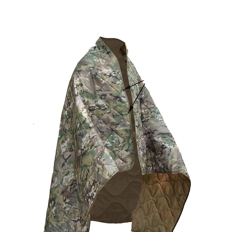 Fleece Sleep Bag - Coperta da campeggio estiva Poncho da