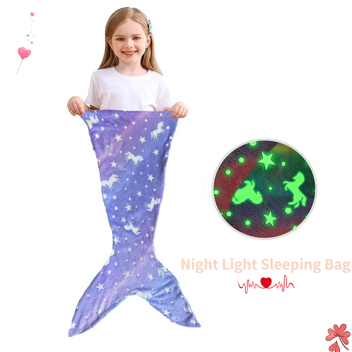 Fleece Sleep Bag - Costume sacco a pelo che si