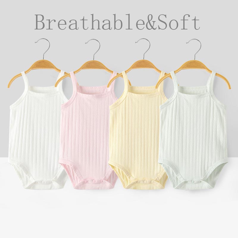 Bamboo Bodysuit Baby - Morbido e traspirante cotone estivo senza