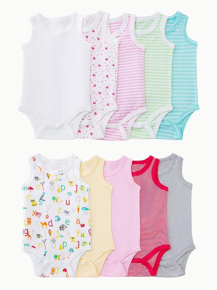 Bamboo Bodysuit Baby - 3 pezzi casuali abbigliamento neonato cotone