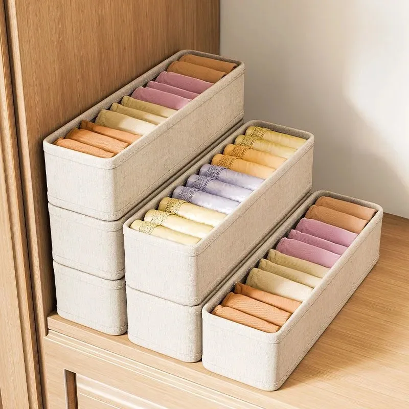 Baby Clothes Organiser - 1/2/4pcsSlot Scatole portaoggetti per abbigliamento Pieghevole