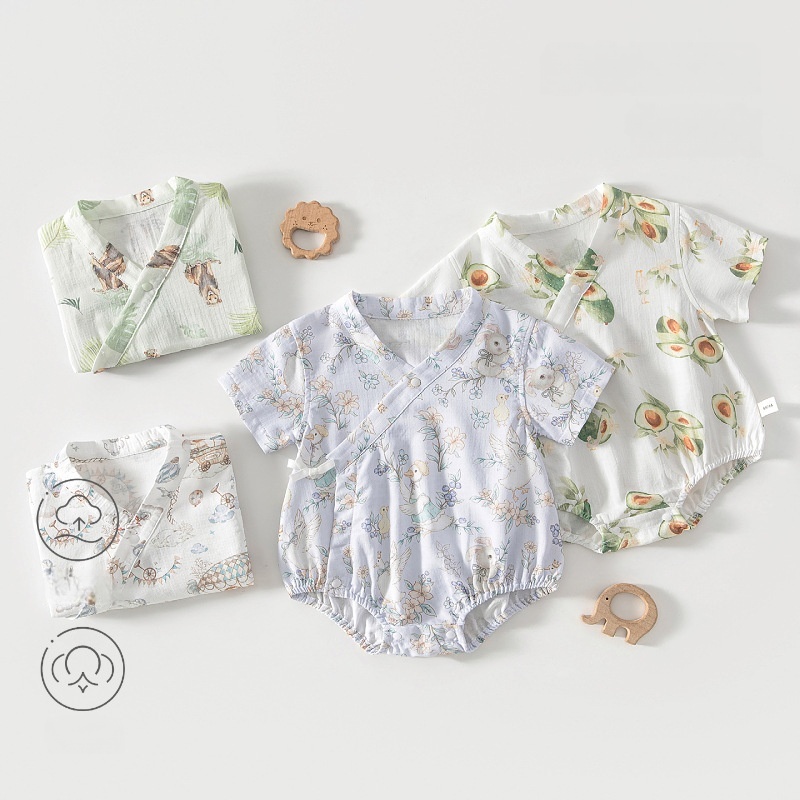 Bamboo Bodysuit Baby - Body per Neonati Estivo in Morbido