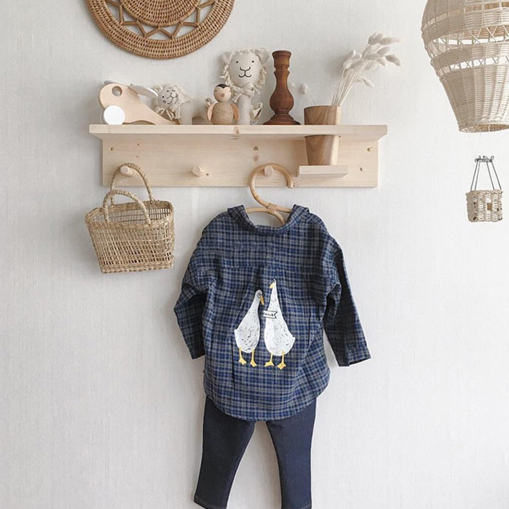 Baby Clothing Drying Rack - Appendiabiti in Rattan Premium per Bambini,