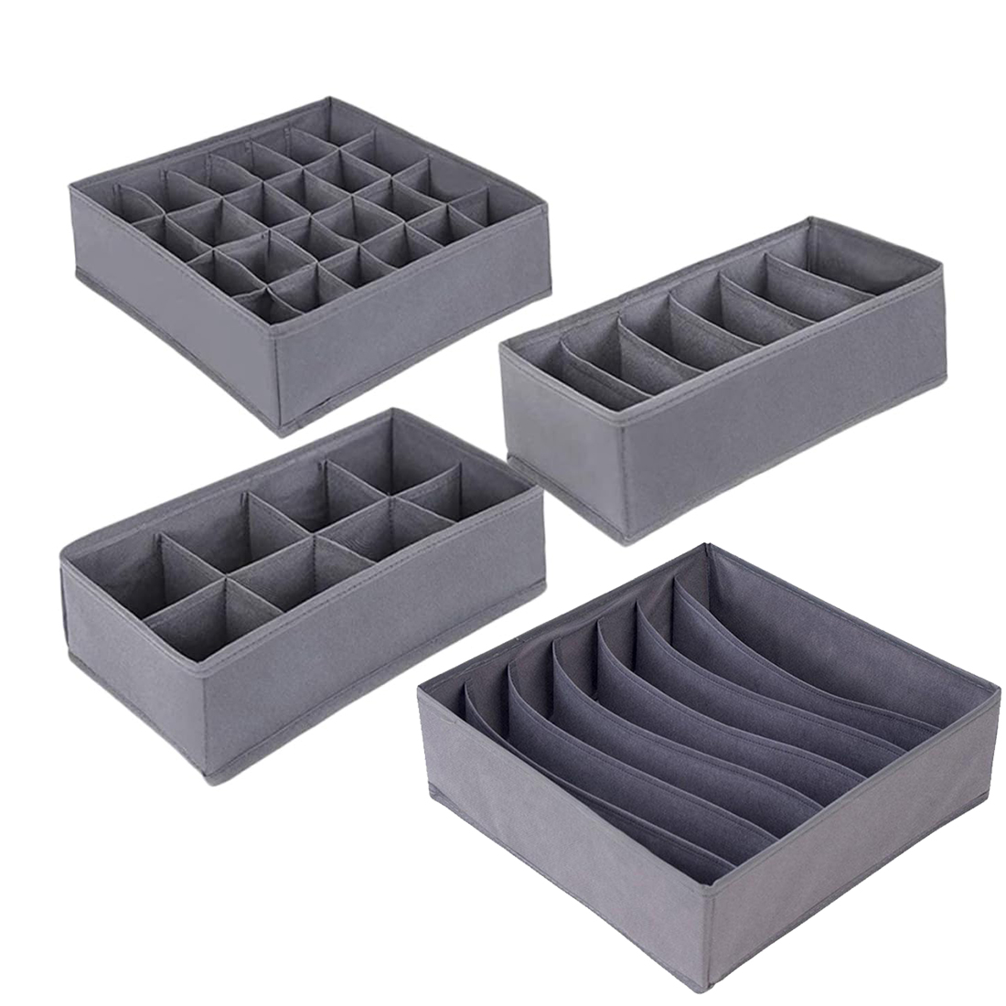 Baby Clothes Organiser - 6/7/8/24 Griglie Pieghevole Tessuto Biancheria Intima