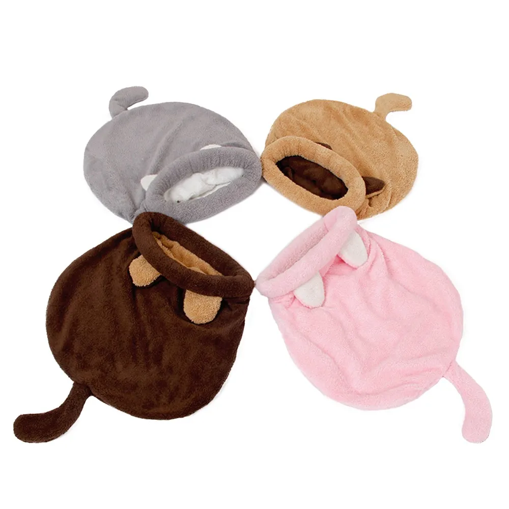 Fleece Sleep Bag - Caldo pile di corallo gatto sacco