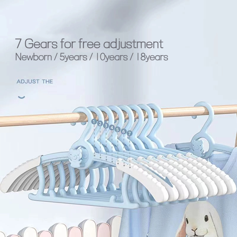 Baby Clothing Drying Rack - Nuovo Set di 10 Appendiabiti Estensibili