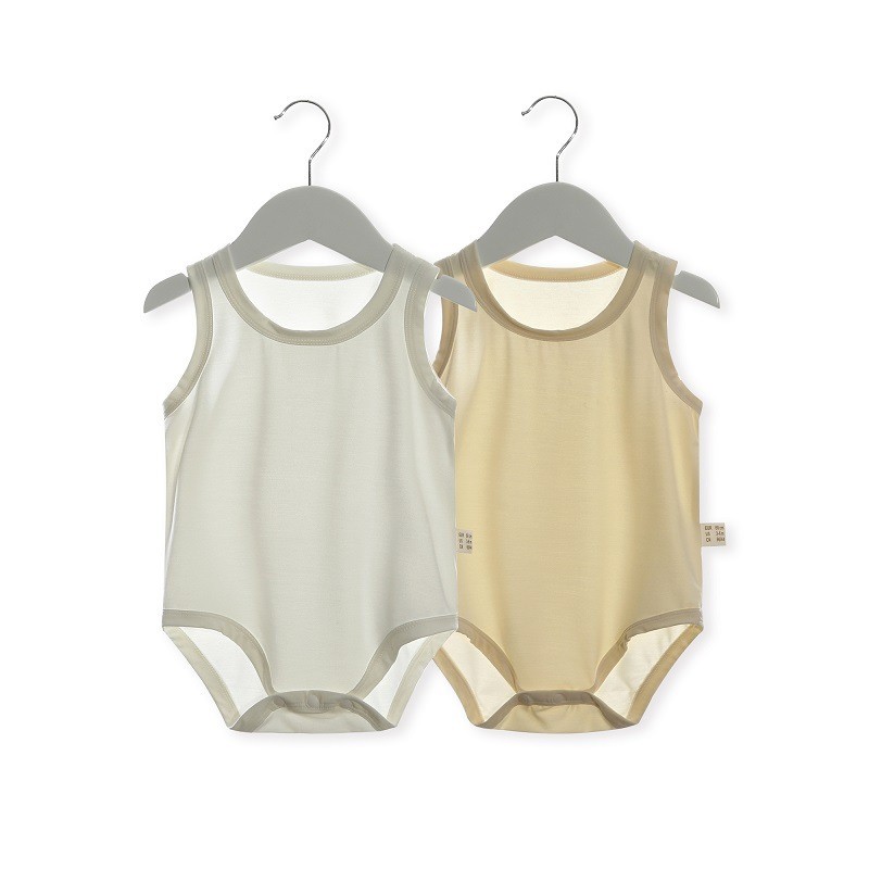 Bamboo Bodysuit Baby - Body Senza Maniche per Neonati in