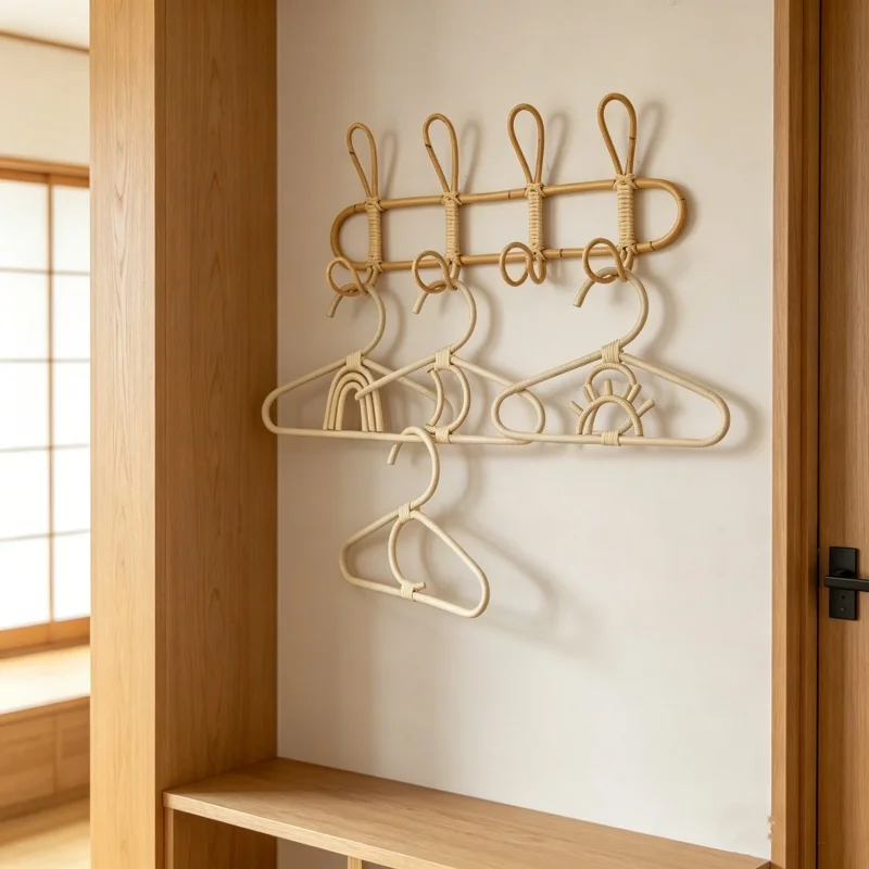 Appendiabiti da parete in ratt - Baby Clothes Organiser recensione e prezzo