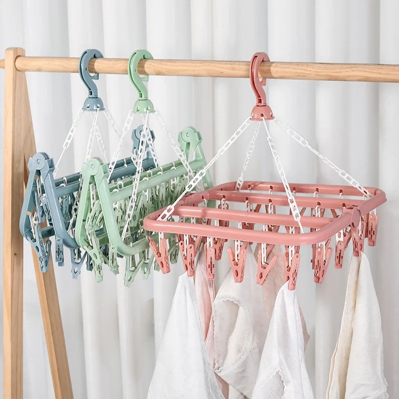 Appendiabiti con 32 clip e app - Baby Clothing Drying Rack recensione e prezzo