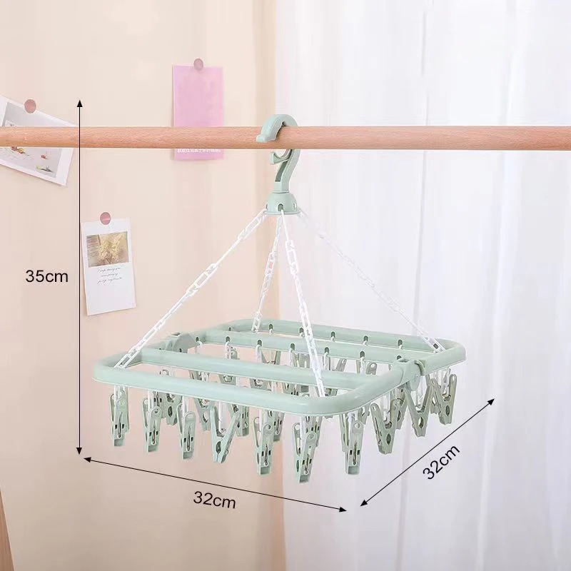 Appendiabiti con 32 clip e app - Baby Clothing Drying Rack recensione e prezzo