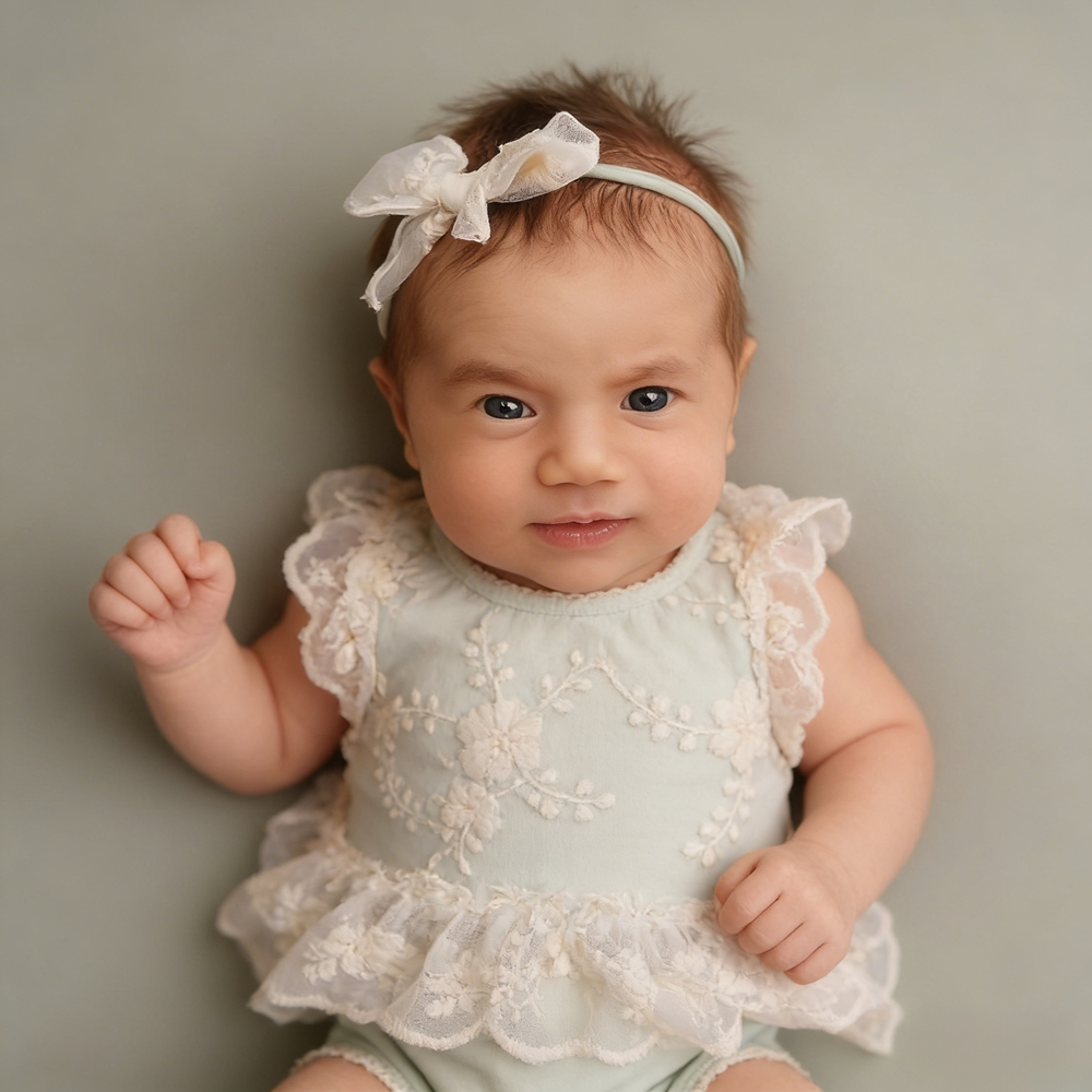 Tutina in Pizzo Verde Pastello - Baby Clothing Embroidery recensione e prezzo