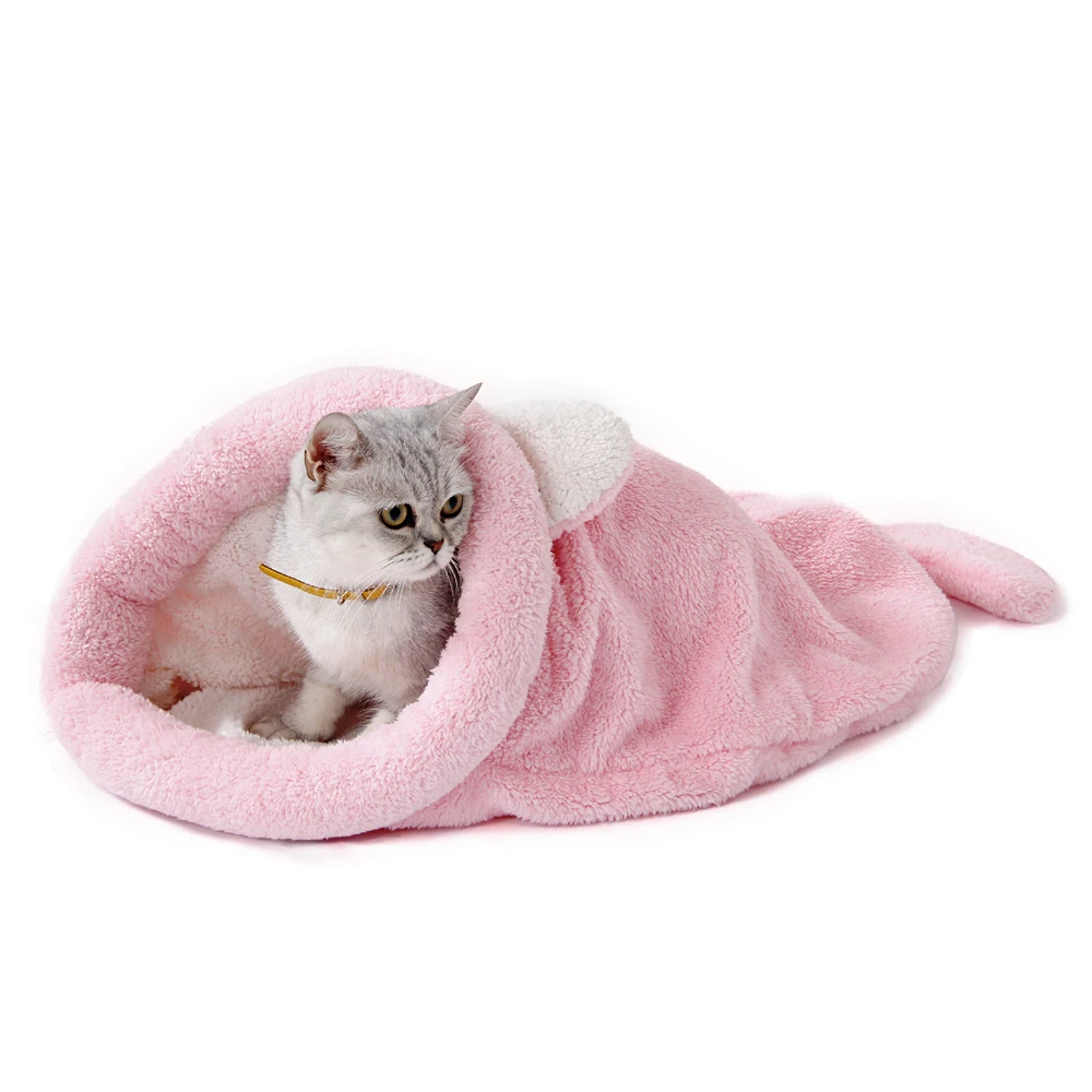 Caldo pile di corallo gatto sa - Fleece Sleep Bag recensione e prezzo
