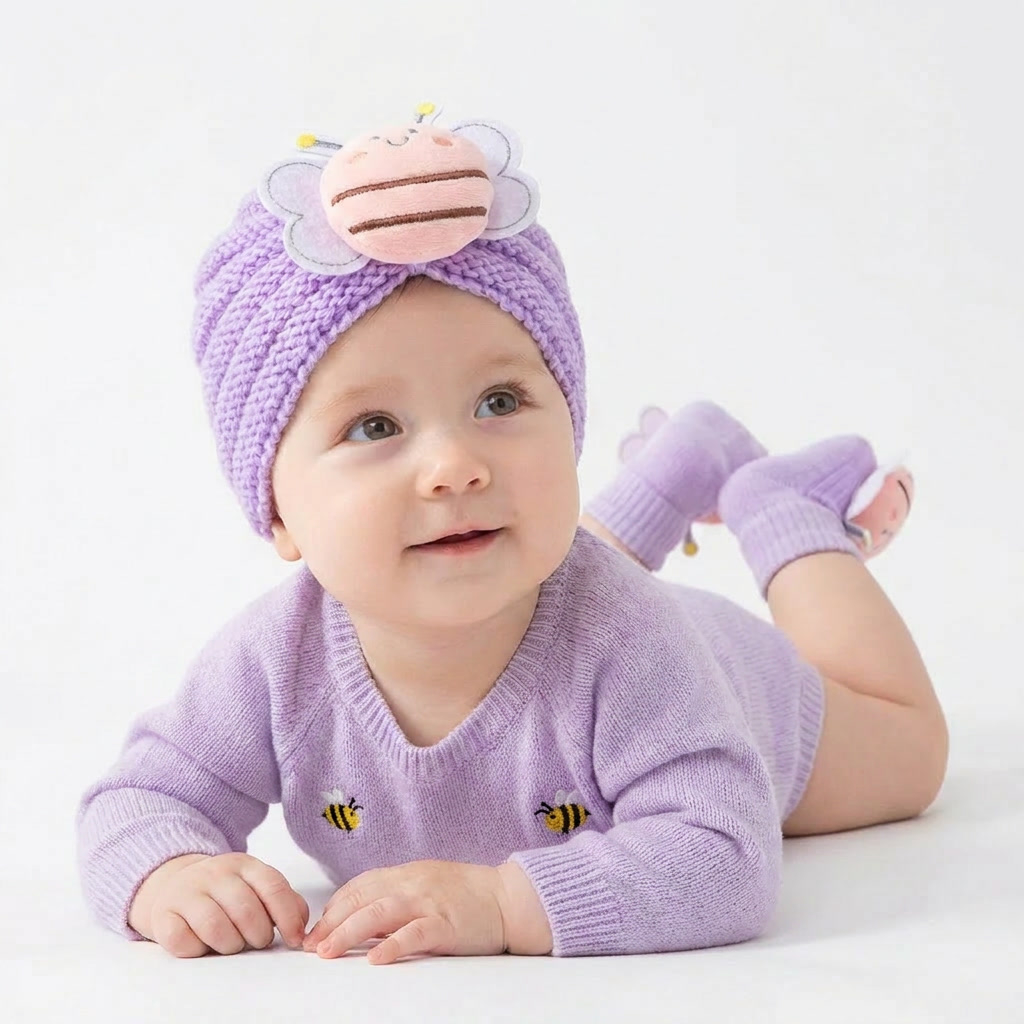 Set 2 Pezzi: Cappello Turbante - Baby Hat Beanie recensione e prezzo